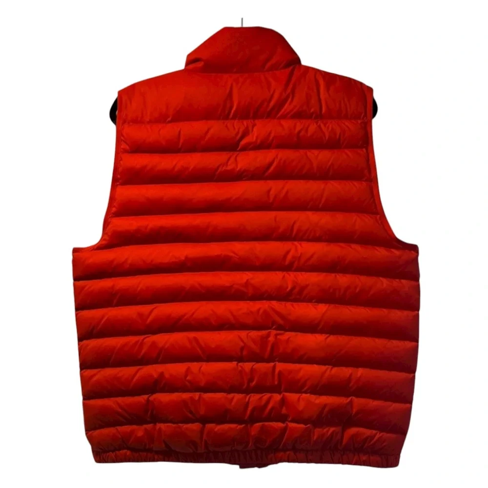 Calvin Klein Jeans Bold Orange Vest Size L EUC Outdoor Hiking Camping - Picture 2 of 11